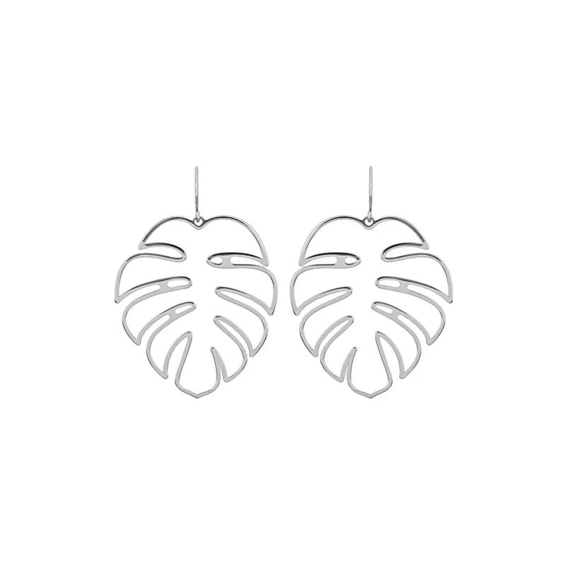Mai Monstera Earrings