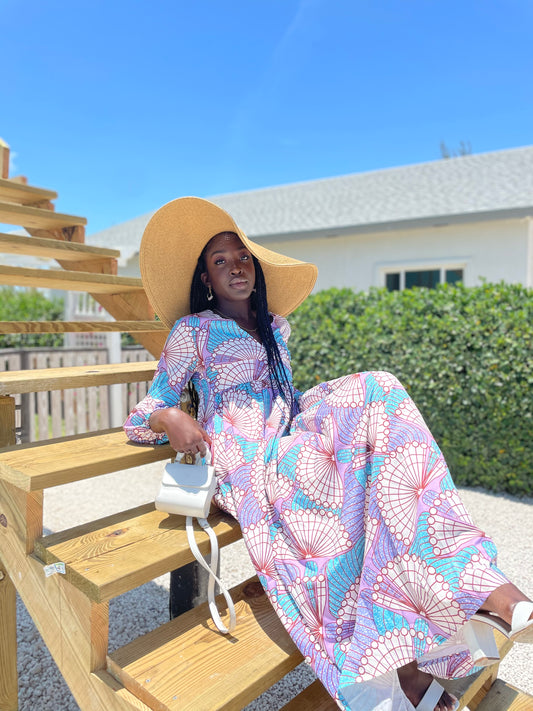Kiki-Long Sleeves Maxi Dress